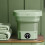 (green) Portable Washing Machine Mini Washer Foldable Washer and Spin Dryer 1