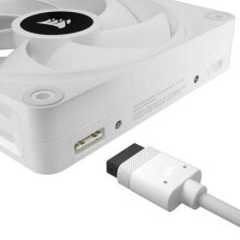 Ventilador PWM Corsair iCUE LINK QX120 RGB Series - 120mm, blanco