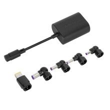 Targus USB-C Legacy-virransyöttöadapterisetti. Liitin 1: USB-C, Liitin 2: Universaali. Tuotteen väri: Musta
