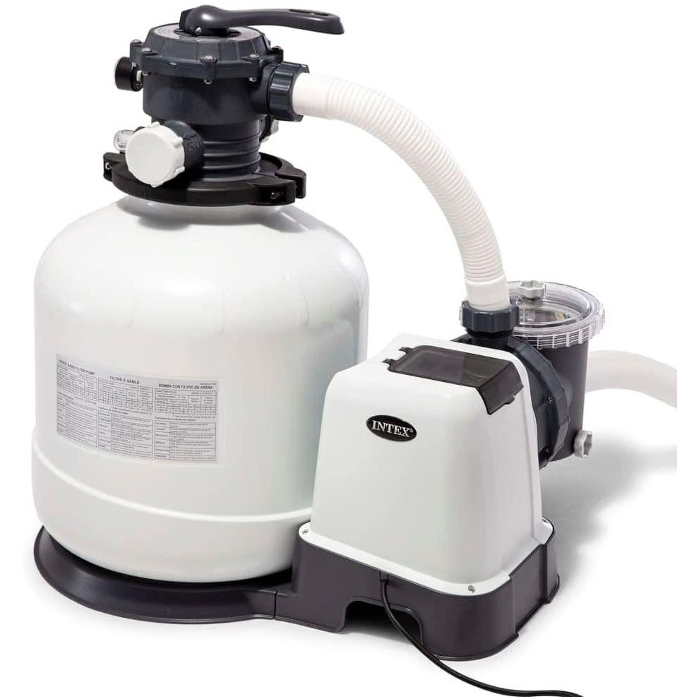 Intex Krystal Clea Gph Sand Filter Pump W/Rcd 3200 Gallon (220-240 Volt)