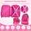 Casart 2Pcs 12" 16" ABS Kids Suitcase Backpack Luggage Set Lightweight 9