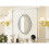 Crystal Crushed Diamond Wall Accent Mirror Bedroom Silver Glass Mirror 4