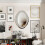 Crystal Crushed Diamond Wall Accent Mirror Bedroom Silver Glass Mirror 3