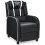 Casart Gaming Recliner Chair PU Leather Single Recliner Sofa Adjustable 1