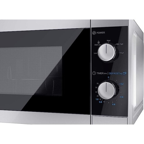 SHARP YC-MS01U-S Compact 20 Litre 800W Manual Control Microwave, 5 ...