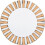 (M?Dia:600mm?) Decorative Silver Glass Vanity Round Wall Mirror with Crystal Edge 8