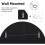 (M?Dia:600mm?) Decorative Silver Glass Vanity Round Wall Mirror with Crystal Edge 7
