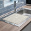 (White) PVC Sink Saver Draining Board Mat Kitchen Drainer 2