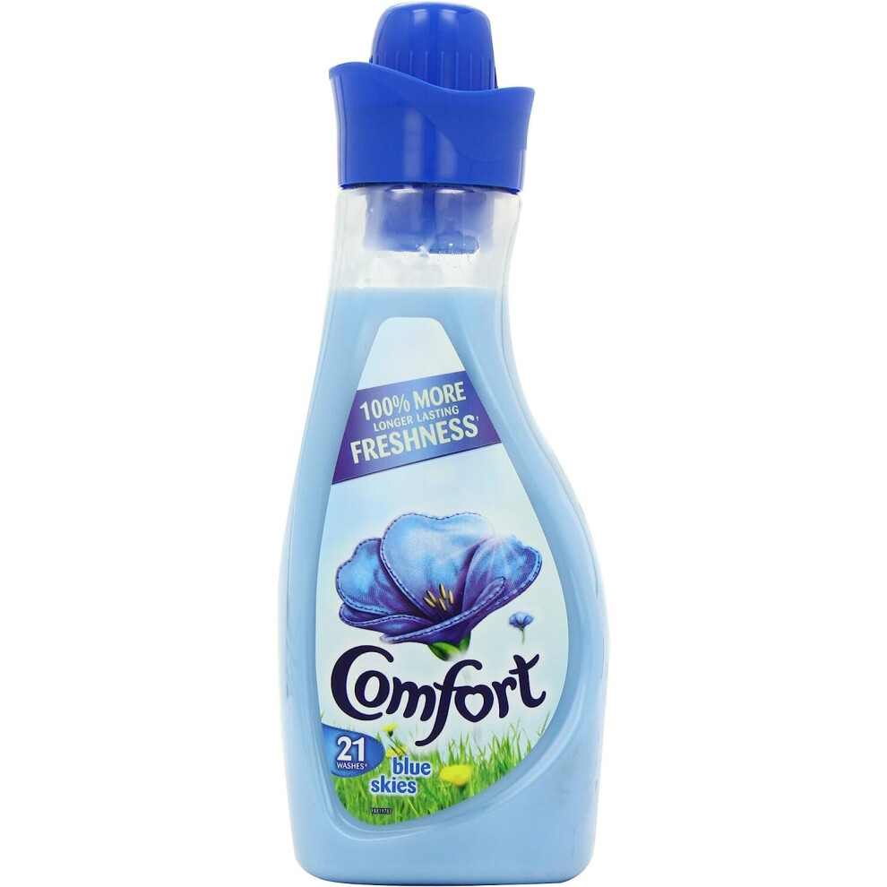 Comfort Blue Skies Fabric Conditioner 21 Wash 750 ml ( pack of 1 )