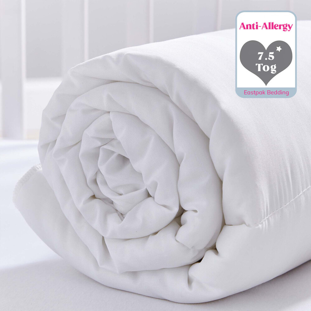 (7.5 Tog, Double: 200 cm x 200 cm) Anti Allergic Duvet Quilt Summer Duvet Bedding Tog 2.5, 4.5, 7.5