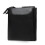 Double Compartment Lightweight Leather Crossbody Bag - Black 3