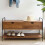 Living And Home Modern 2 Drawer Shoe Storage Rack Bench 2