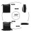 Double Compartment Lightweight Leather Crossbody Bag - Black 10