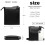 Double Compartment Lightweight Leather Crossbody Bag - Black 8