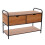 Living And Home Modern 2 Drawer Shoe Storage Rack Bench 3