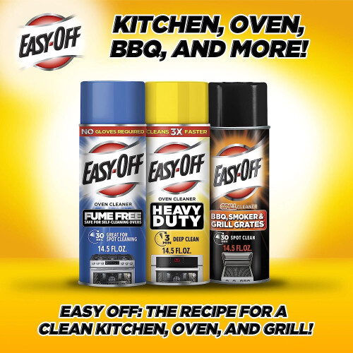 Easy Off Easy-Off Heavy Duty Oven Cleaner, Regular Scent 14.5 Oz Can 2