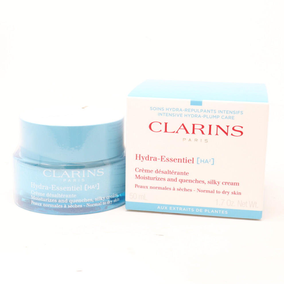 Clarins Hydra-Essentiel Silky Moisturizer  1.6oz/50ml New With Box