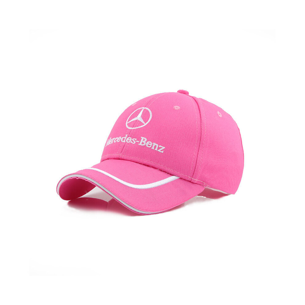 Mengzhituo (Pink) Mercedes Benz Mercedes Logo Baseball Cap Fan Hat