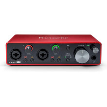 Focusrite Scarlett 2i2 3rd Gen USB Audio Interface for Recording, Songwriting, Streaming and Podcasting