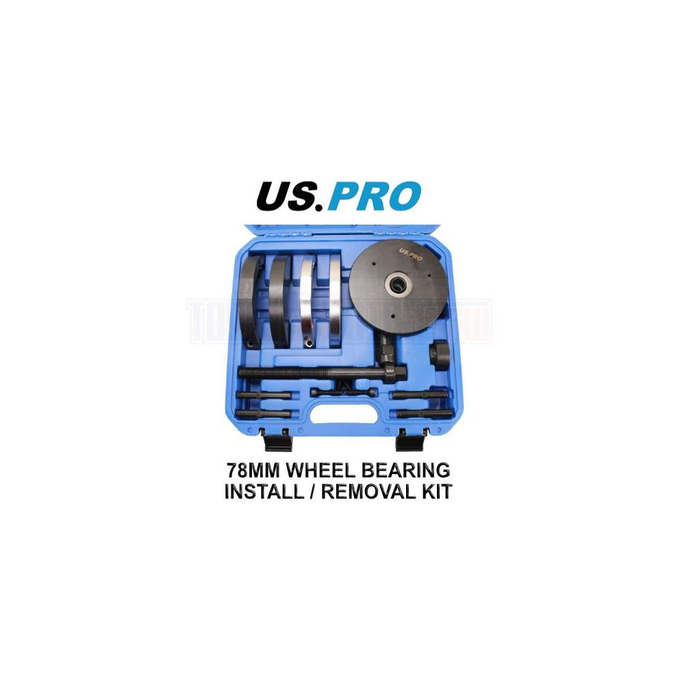 Us Pro Tools 78Mm Wheel Bearing Install / Removal Kit - Ford Mazda Volvo 6267