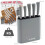 NETTA (Grey) NETTA 6 Piece Kitchen Knife Set Including Block 7