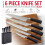 NETTA (Black) NETTA 6 Piece Kitchen Knife Set Including Block 2
