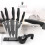NETTA NETTA 6 Piece Kitchen Knife Set with Clear Block 5