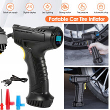 Tyre Electric Pump 120W LCD Rechargeable Car Tire Air Inflator Cordless
