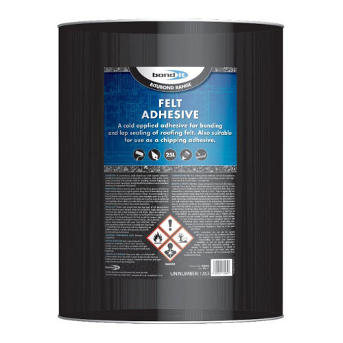 BONDIT FELT ADHESIVE - Black 25L