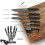 NETTA NETTA 6 Piece Kitchen Knife Set with Clear Block 3