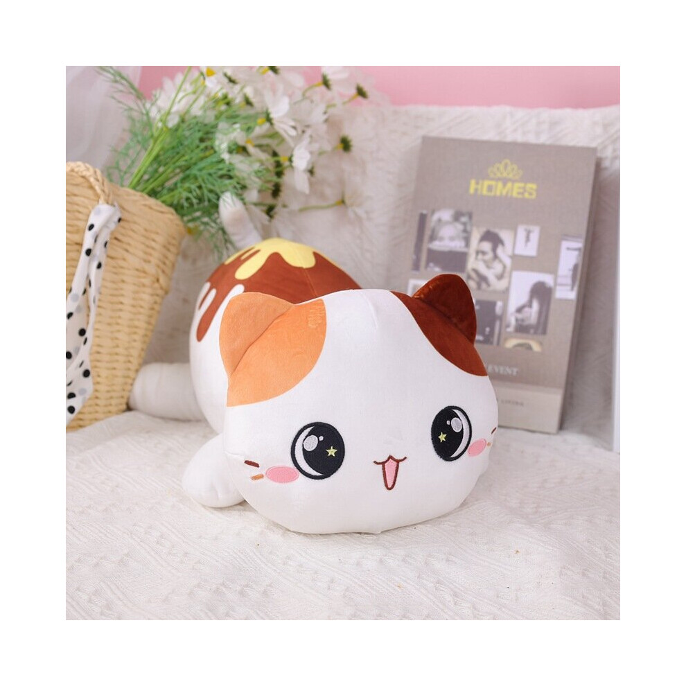 (White Honey Cat Pillow) 40cm Aphmau Cat Stuff Toys Stuffed Toy Plushie Plush Doll For Girl Boy Pillow Home Decor