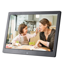 (Black) 10'' HD Digital Photo Frames Video Gift Christmas