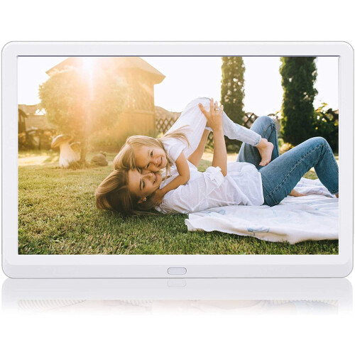 (White) 10'' HD Digital Photo Frames Video Gift Christmas 1