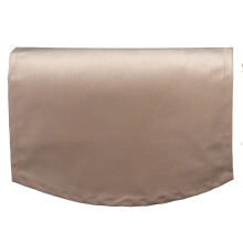(Beige, Single Standard Chair Back) Velvet Luxury Soft Antimacassar Sofa Furniture Cover