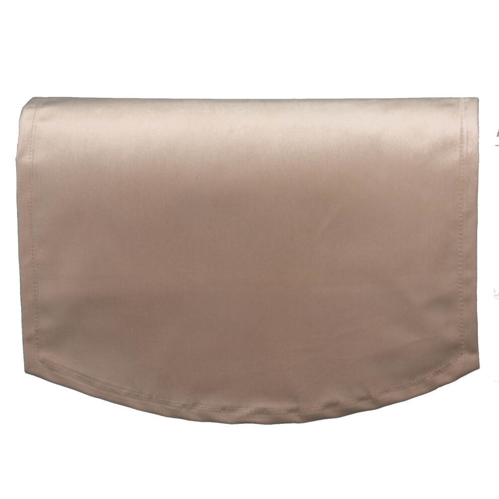 (Beige, Single Standard Chair Back) Velvet Luxury Soft Antimacassar Sofa Furniture Cover