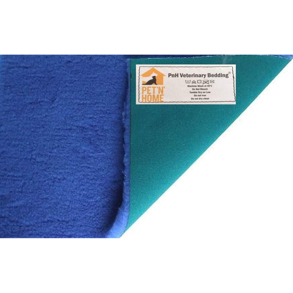 (3m x 75cm) PnH Veterinary Bedding - Vet Bedding Roll - Blue