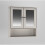 URBN Living (Wall Mirror Cabinet - White) Under Sink Cupboard Mirror Unit WC Paper Dispenser 6