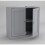 URBN Living (Under Sink Cabinet - Grey) Under Sink Cupboard Mirror Unit WC Paper Dispenser 3