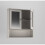 URBN Living (Wall Mirror Cabinet - White) Under Sink Cupboard Mirror Unit WC Paper Dispenser 5