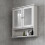 URBN Living (Wall Mirror Cabinet - White) Under Sink Cupboard Mirror Unit WC Paper Dispenser 1