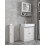 URBN Living (All 3 Piece - White) Under Sink Cupboard Mirror Unit WC Paper Dispenser 1