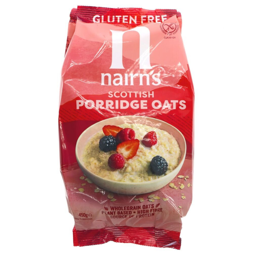 Nairn's Gluten Free Porridge Oats 450g ( pack of 5 )