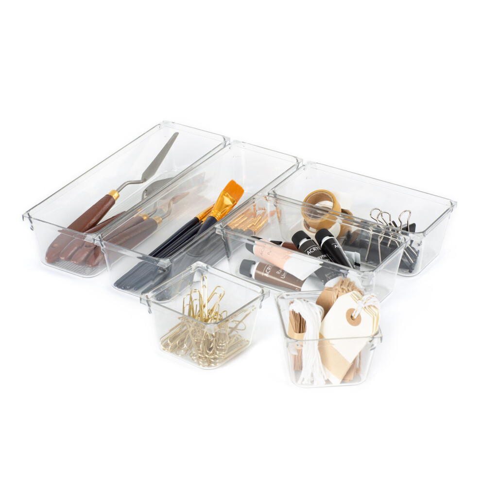 Livivo (6Pcs) Drawer Storage Organiser