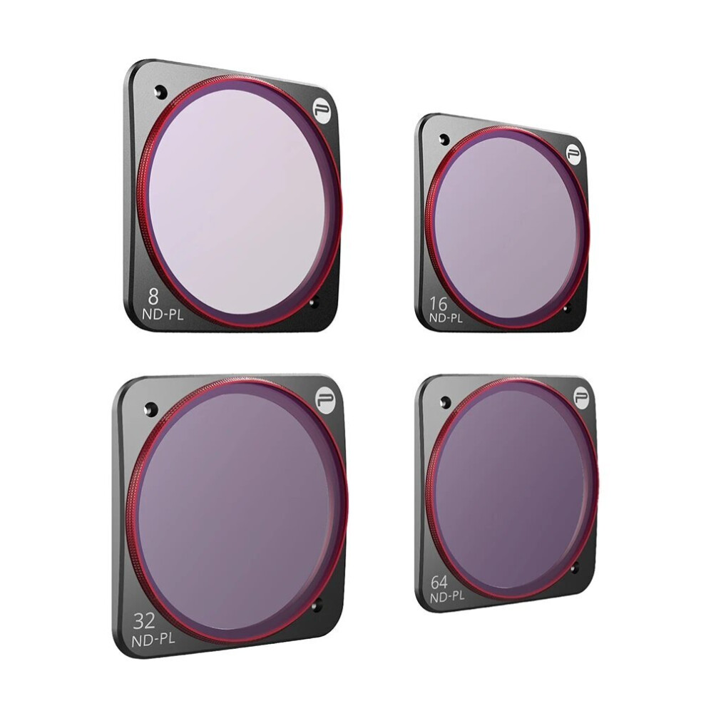Pgytech Uv Cpl Ndpl Nd Camera Lens Filter Combo For Dji Action2 Sport Camera Rc Racing Drone 6908934495258