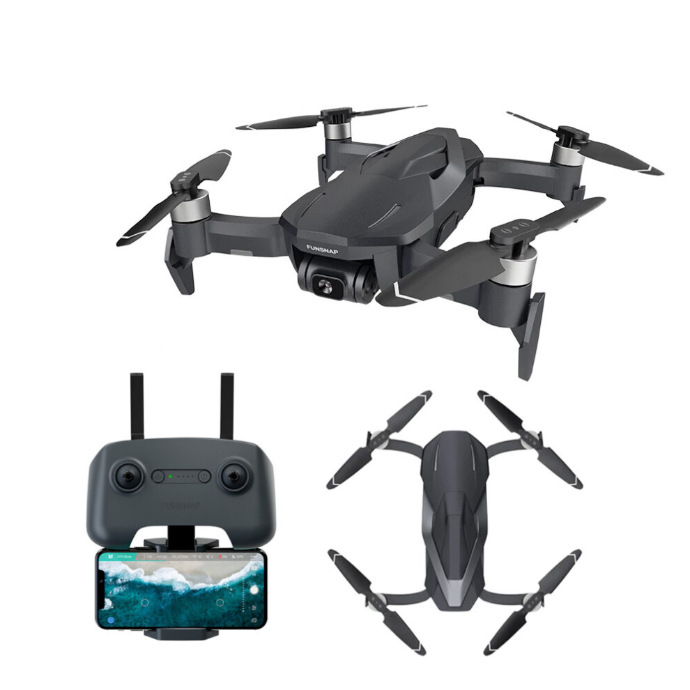 Funsnap Diva 5.8G Wifi 2Km Fpv Gps With 4K Hd Camera Two-Axis Anti-Shake Eis Gimbal 30Mins Flight Time Rc Drone Quadcopter Rtf 6900078077154