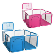Millhouse Baby Toddler Playpen Interactive for Under 36 Months Kids Playing Learning Children Play Playard Ocean Ball Safety Gate 4 Panel Fence