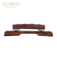 NAOMI Rosewood Mandolin Bridge Adjustable Bridge Replacement For Mandolin Guitar Parts Accessories