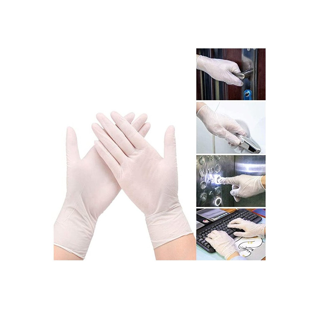 100 Pcs Pvc Disposable Gloves Pvc Transparent Gloves Protective Outdoor Camping Travel 6900067137142