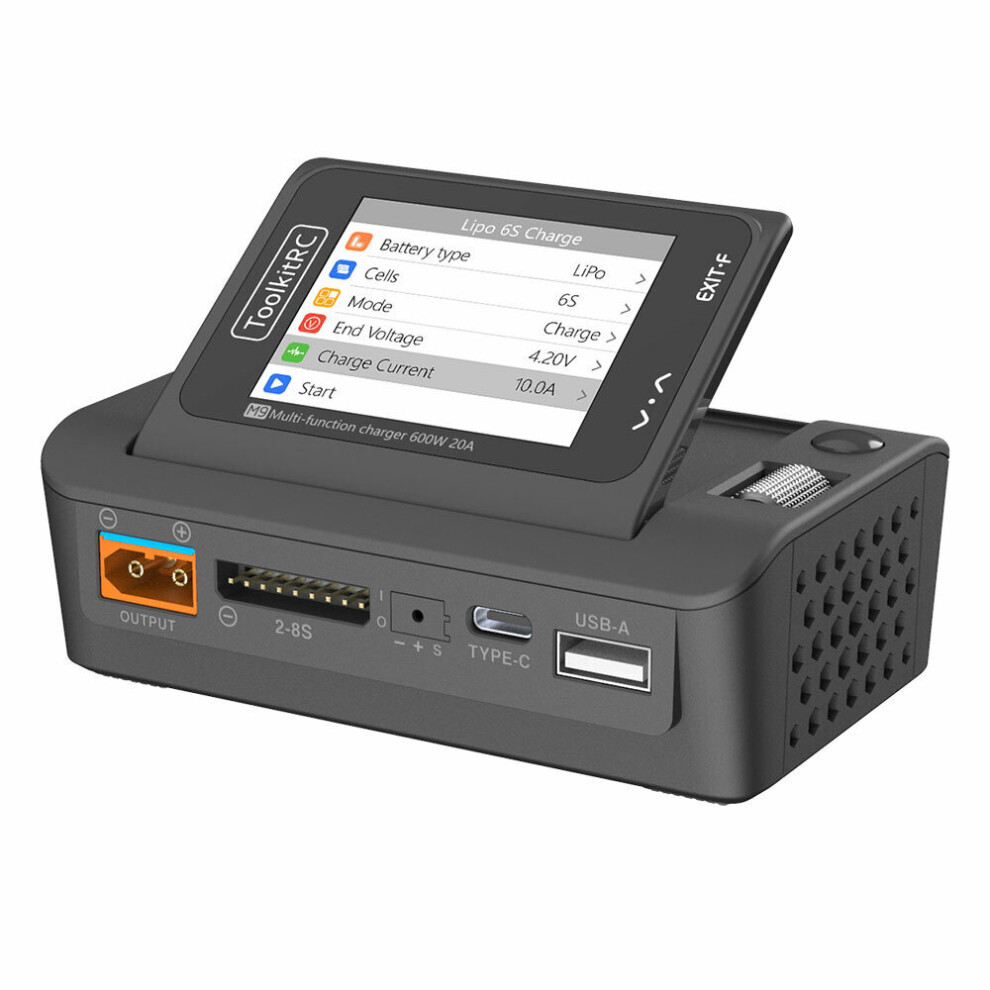 Toolkitrc M9 Multi Function 600W 20A Dc Smart Charger With Audio Function 6909822869069