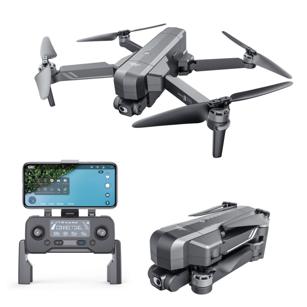 Sjrc F11s 4K Pro Gps 5G Wifi 3Km Repeater Fpv With 4K Hd Camera 2-Axis Electronic Stabilization Gimbal Brushless Foldable Rc Drone Quadcopter Rtf 6900089050627